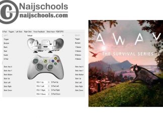 AWAY: The Survival Series X360ce Settings for Joypad
