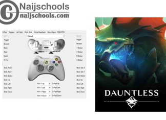 Dauntless X360ce Settings for PC Gamepad Controller