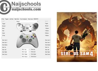 Serious Sam 4 X360ce Settings for PC Gamepad