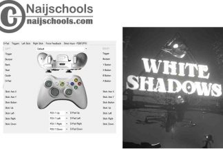 White Shadows X360ce Settings for PC Gamepad