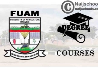 Degree Courses Offered in FUAM for Students to Study