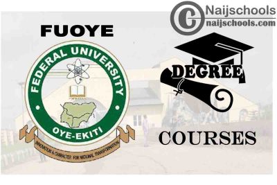 Degree Courses Offered in FUOYE for Students to Study