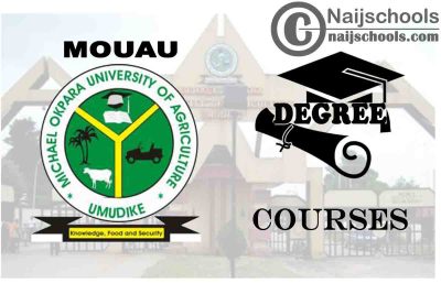 Degree Courses Offered in MOUAU for Students