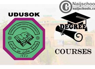 Degree Courses Offered in UDUSOK for Students