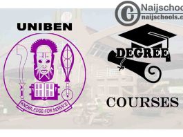 Degree Courses Offered in UNIBEN for Students