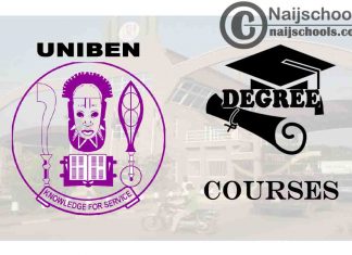 Degree Courses Offered in UNIBEN for Students