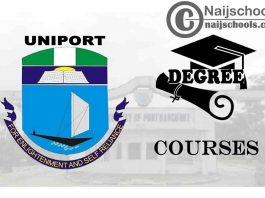 Degree Courses Offered in UNIPORT for Students