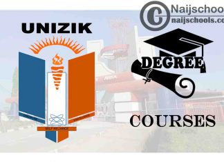 Degree Courses Offered in UNIZIK for Students to Study