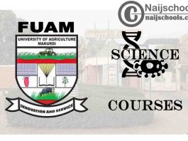 FUAM Courses for Science Students to Study; Full List