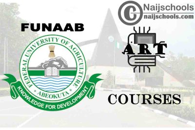 FUNAAB Courses for Art Students to Study; Full List 