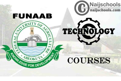 FUNAAB Courses for Technology & Engine Students