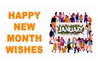 13 Sweet Happy New Month Wishes for January 2022