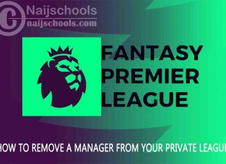 How to remove a manager from Your FPL private league
