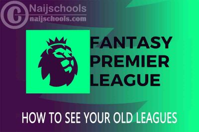 How to See Your Old "Previous" Season FPL Leagues