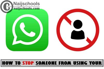 How to stop Someone from using your whatsapp account