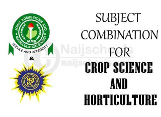 Subject Combination for Crop Science and Horticulture