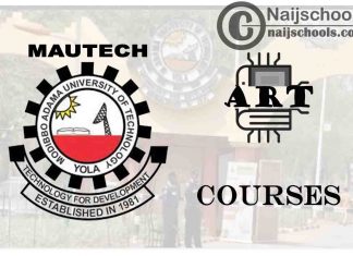 MAUTECH Courses for Art Students to Study; Full List
