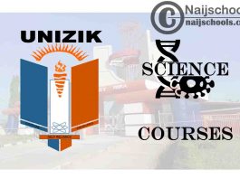 UNIZIK Courses for Science Students to Study; Full List
