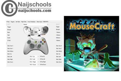 MouseCraft X360ce Settings for Any PC Gamepad 