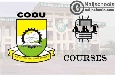 COOU Courses for Art Students to Study; Full List
