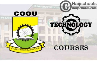 COOU Courses for Technology & Engineering Students