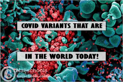 List of COVID-19 Variants that are in the World Today