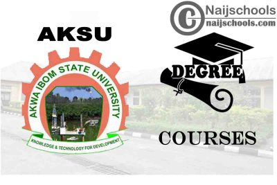 Degree Courses Offered in AKSU for Students to Study