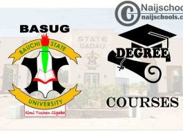 Degree Courses Offered in BASUG for Students to Study