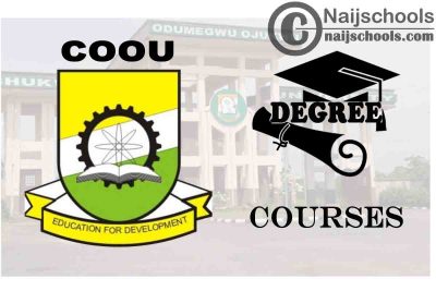 Degree Courses Offered in COOU for Students to Study