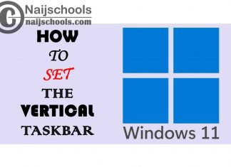 How to Set the Vertical Taskbar in Your PC's Windows 11