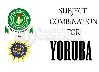 JAMB & WAEC Subject Combination for Yoruba