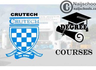 Degree Courses Offered in CRUTECH for Students