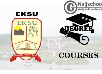 Degree Courses Offered in EKSU for Students to Study