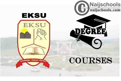 Degree Courses Offered in EKSU for Students to Study