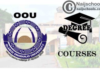 Degree Courses Offered in OOU for Students to Study