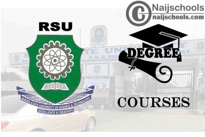 Degree Courses Offered in RSU for Students to Study 