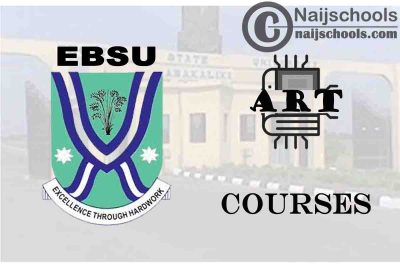 EBSU Courses for Art Students to Study; Full List