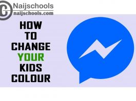 How to Change Your Kids Chat Colour on Messenger