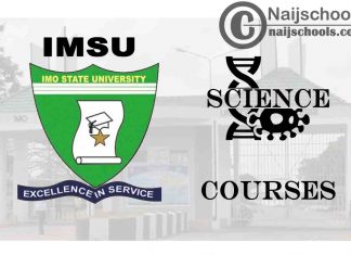 IMSU Courses for Science Students to Study; Full List
