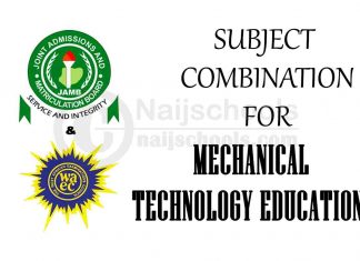Subject Combination for Mechanical Technology Education