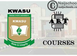 KWASU Courses for Art Students to Study; Full List