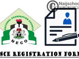 NECO 2022 June/July SSCE Internal Registration Form | APPLY NOW