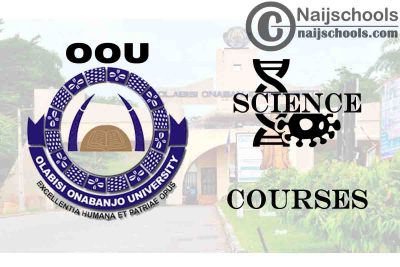 OOU Courses for Science Students to Study; Full List