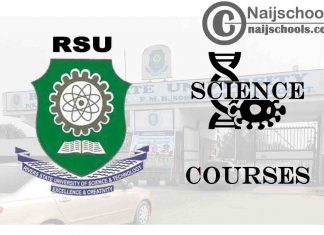 RSU Courses for Science Students to Study; Full List