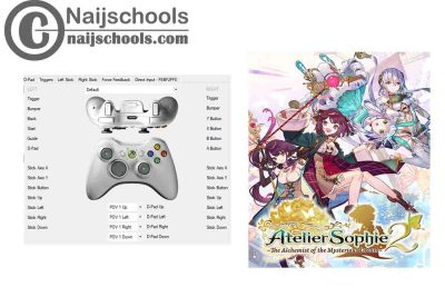 Atelier Sophie 2: The Alchemist of the Mysterious Dream X360ce Setting