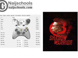 Shadow Warrior 3 X360ce Settings for Any PC Gamepad