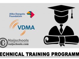 ADF-VDMA Technical Training Programme 2022; APPLY