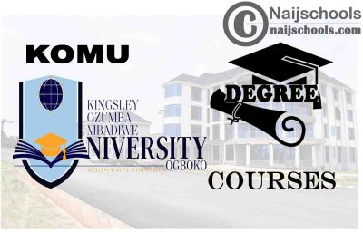Degree Courses Offered in KOMU for Students to Study