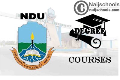 Degree Courses Offered in NDU for Students to Study