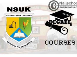 Degree Courses Offered in NSUK for Students to Study